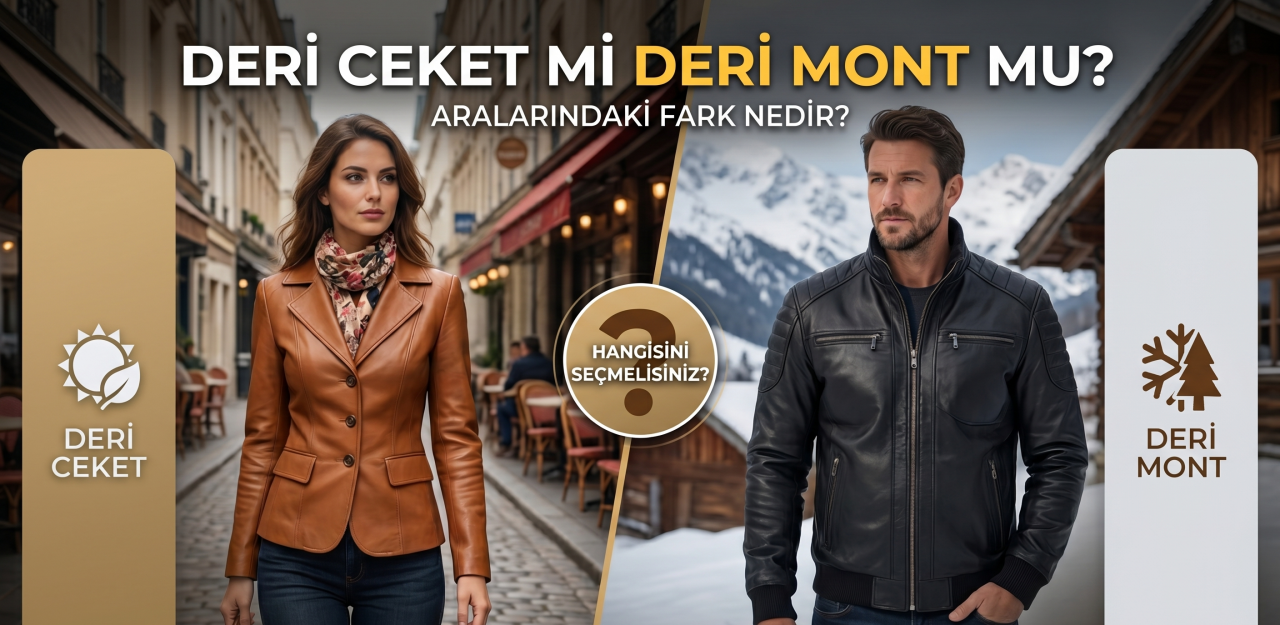 Deri Ceket mi Deri Mont mu? Aralarındaki Fark Nedir?