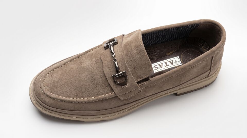 Kum Nubuk Deri Loafer – 570 Model Tokalı