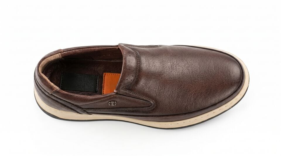 Kahverengi Dana Derisi Slip-On – 580 Model