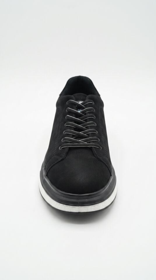 Siyah Nubuk Deri Sneaker – 2001 Model