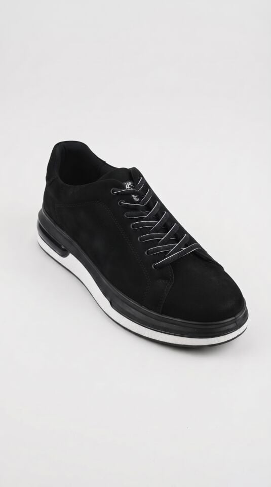 Siyah Nubuk Deri Sneaker – 2001 Model