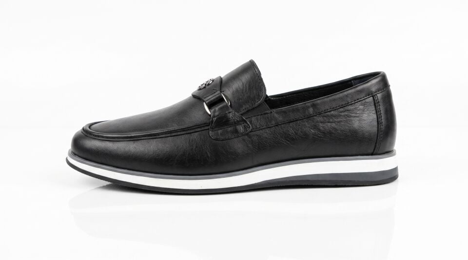Erkek Deri Loafer – Siyah