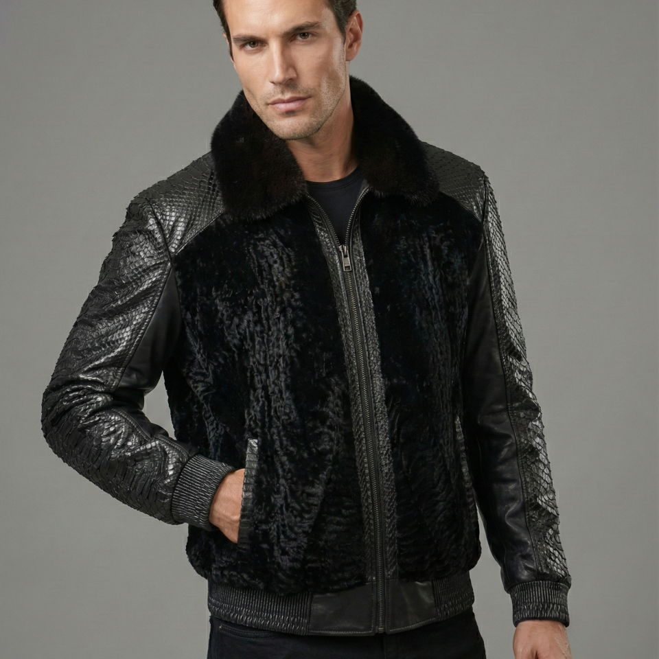 VIPER Erkek Deri Mont