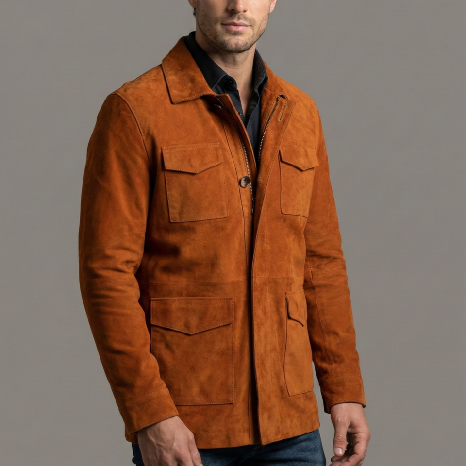 Legend Taba Erkek Deri Ceket