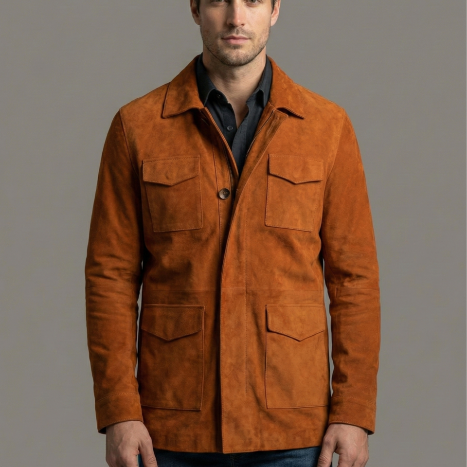 Legend Taba Erkek Deri Ceket