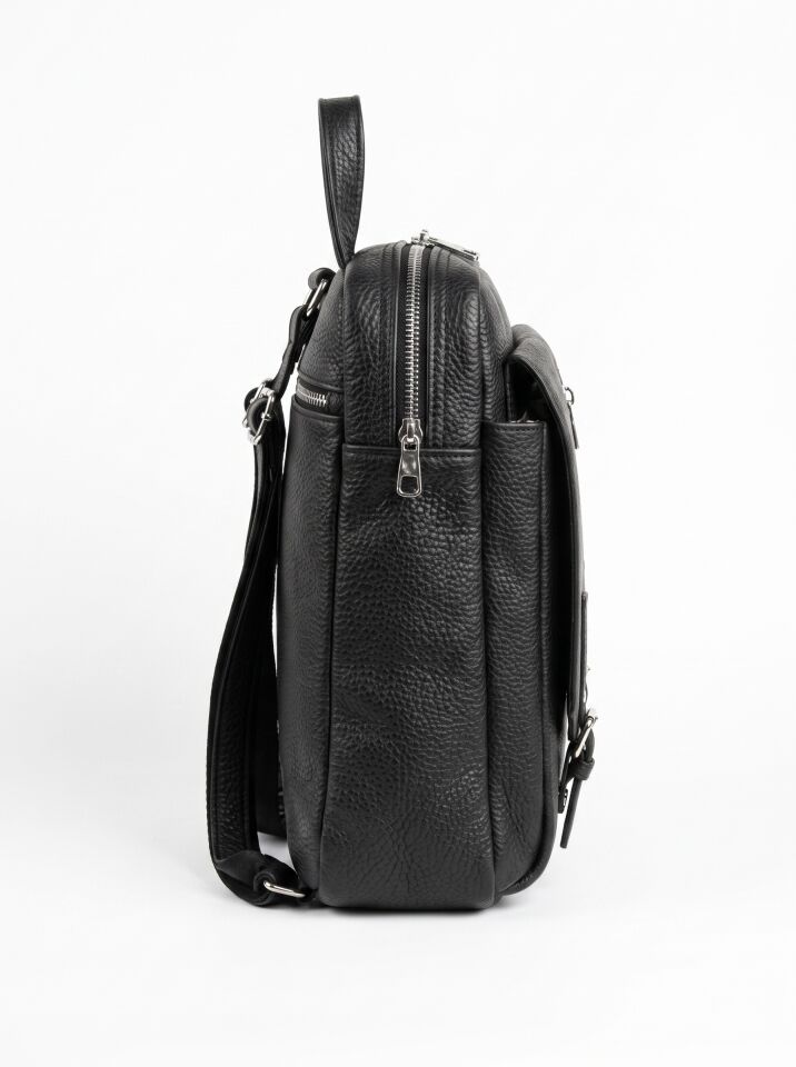 Siyah Deri Sırt Çantası SDG_83 | Dana Derisi Kadın Backpack