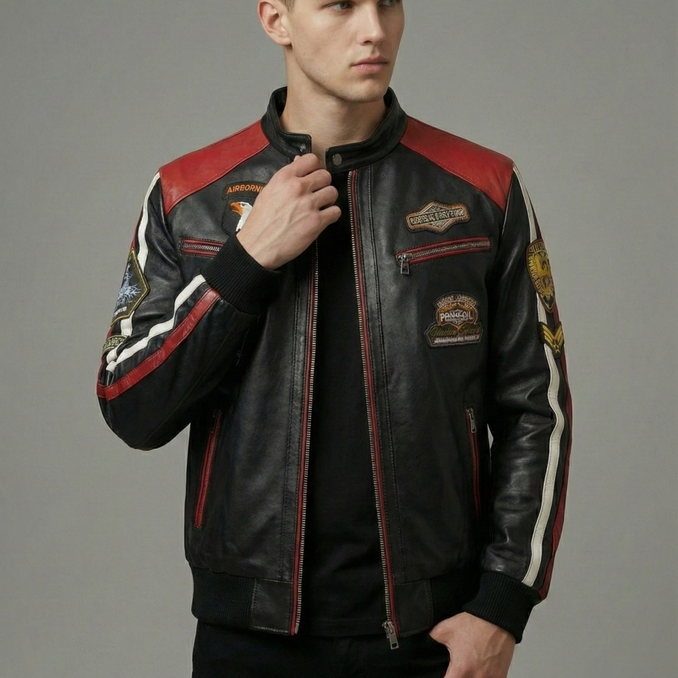 Daytona Siyah Erkek Dana Derisi Mont