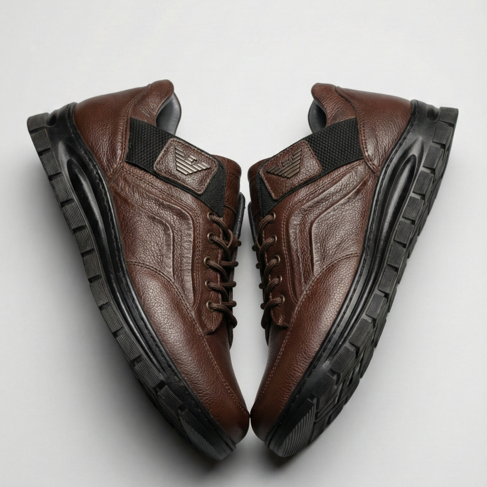 Erkek Fındık Bağcıklı Deri Ayakkabı