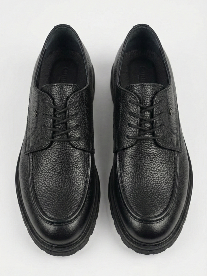 Siyah Floater Deri Erkek Ayakkabı