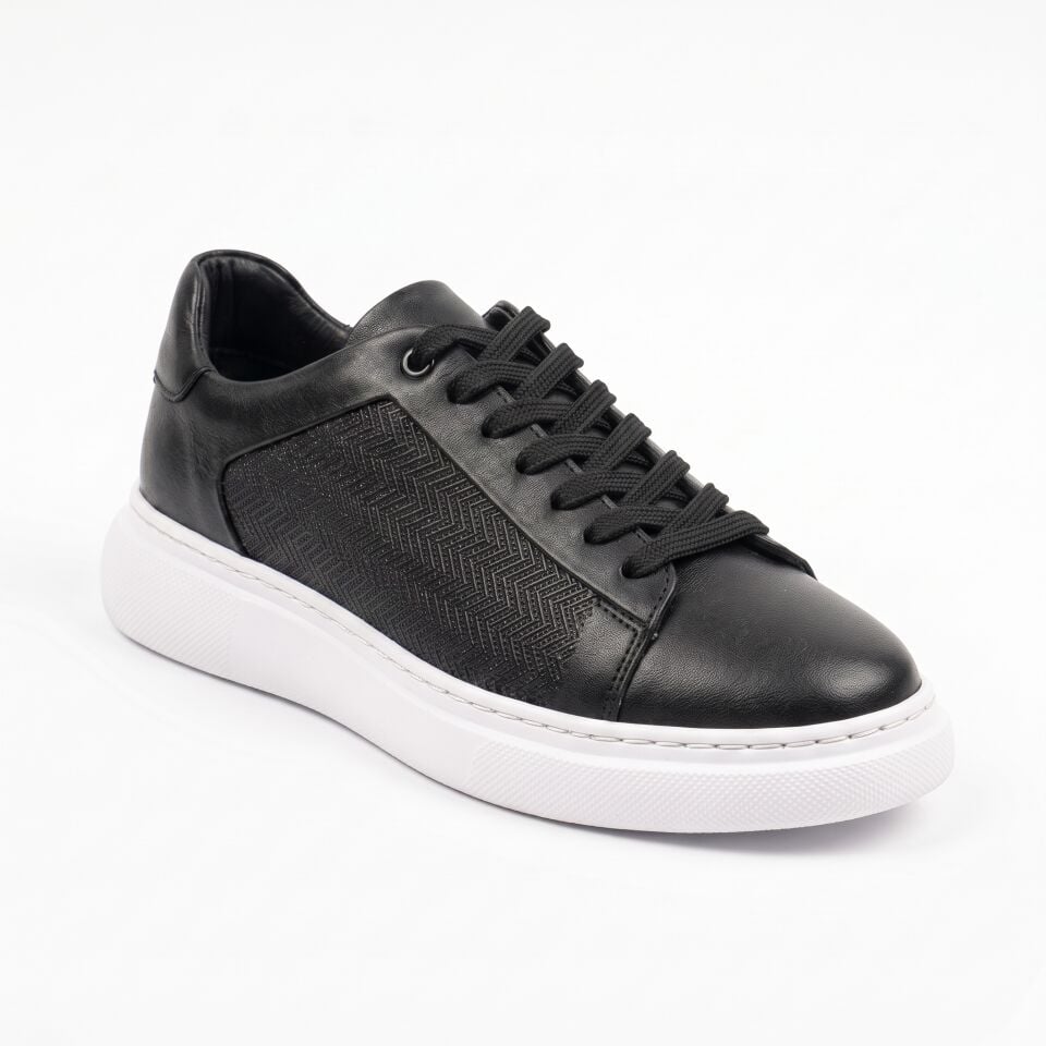 Siyah Dana Derisi Sneaker – 2002 Model